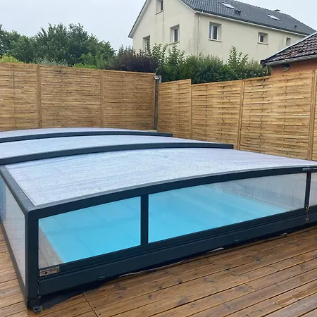 Holiday home La Ferme D'hareauville - Heated Swimming Pool